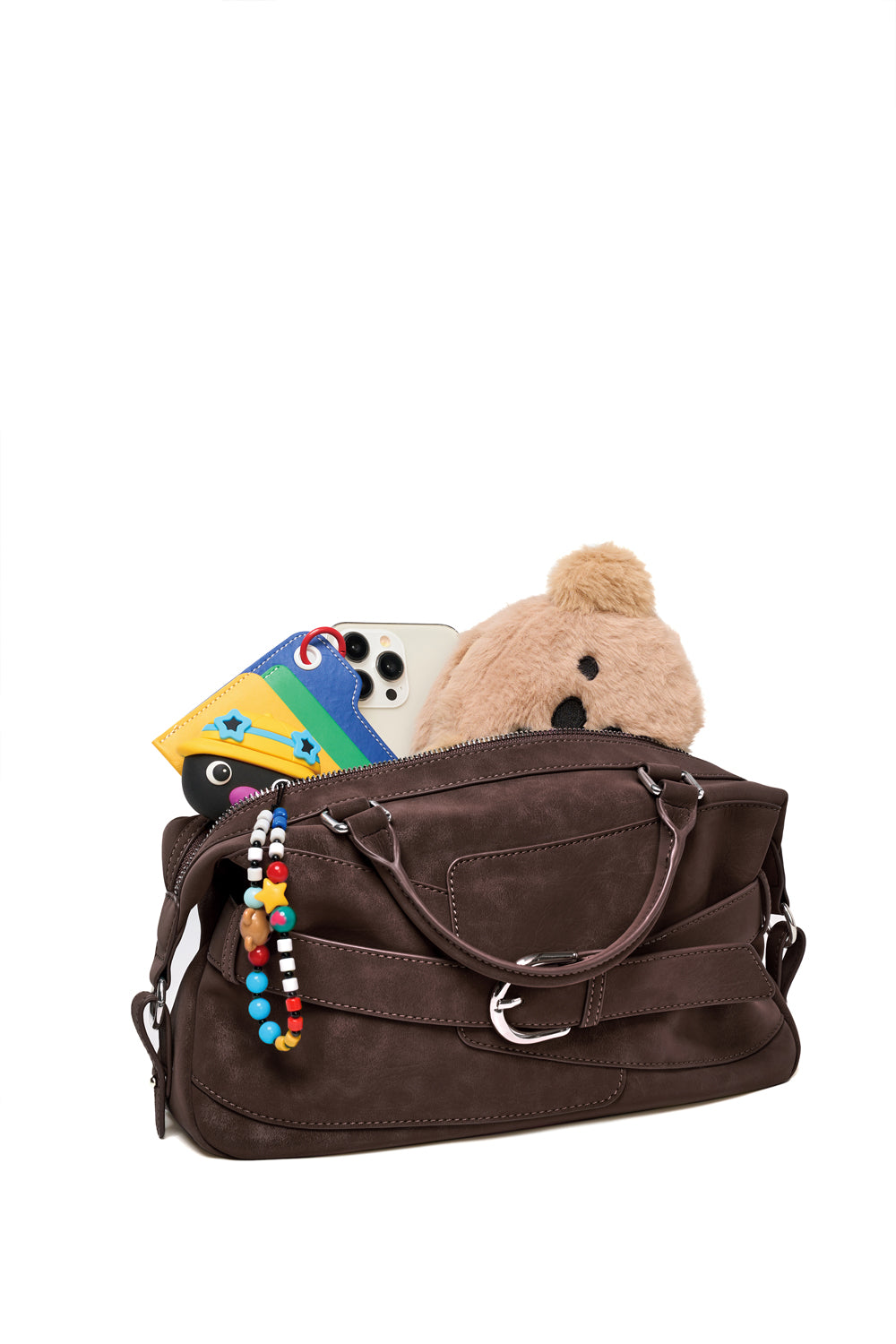 Maillard Strapped Boston Bag
