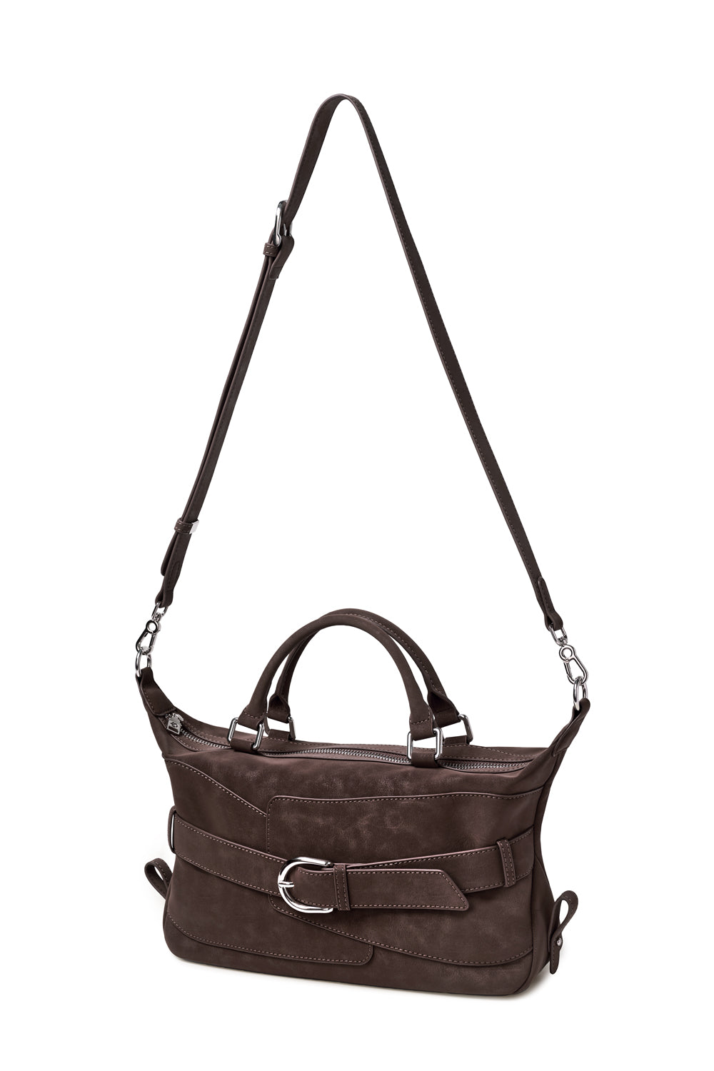 Maillard Strapped Boston Bag