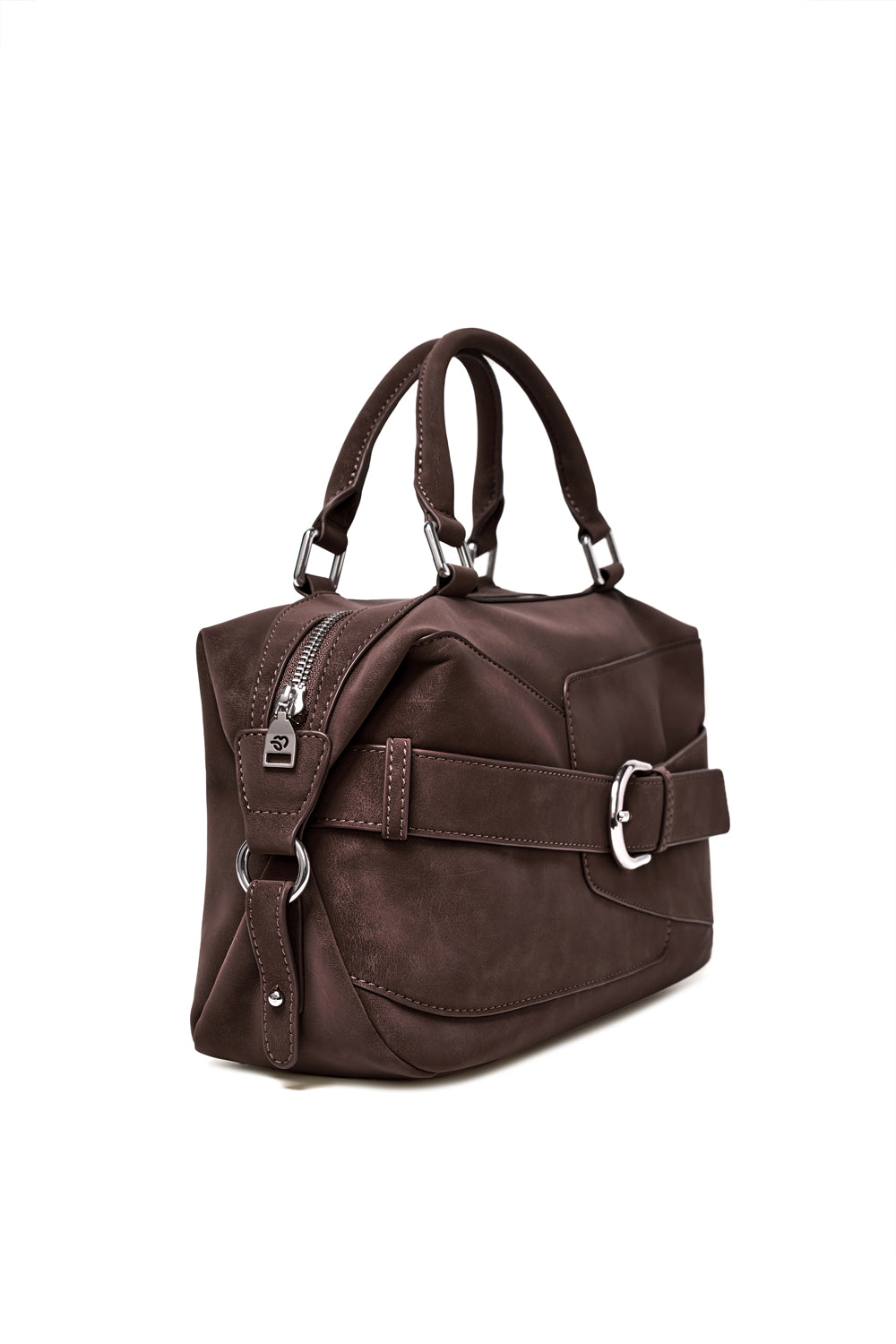 Maillard Strapped Boston Bag