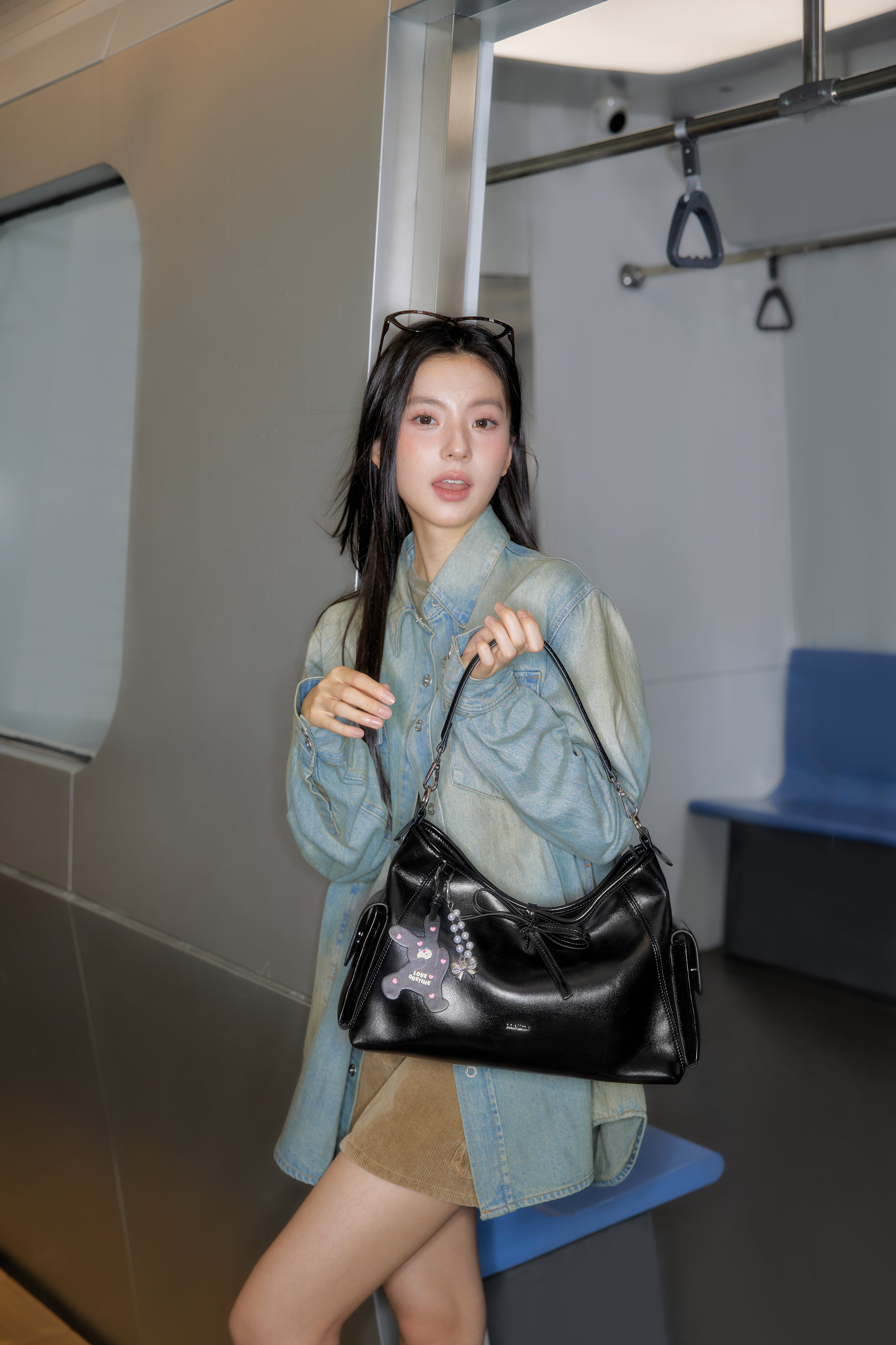 Ballet Bunny Hobo Tote Bag