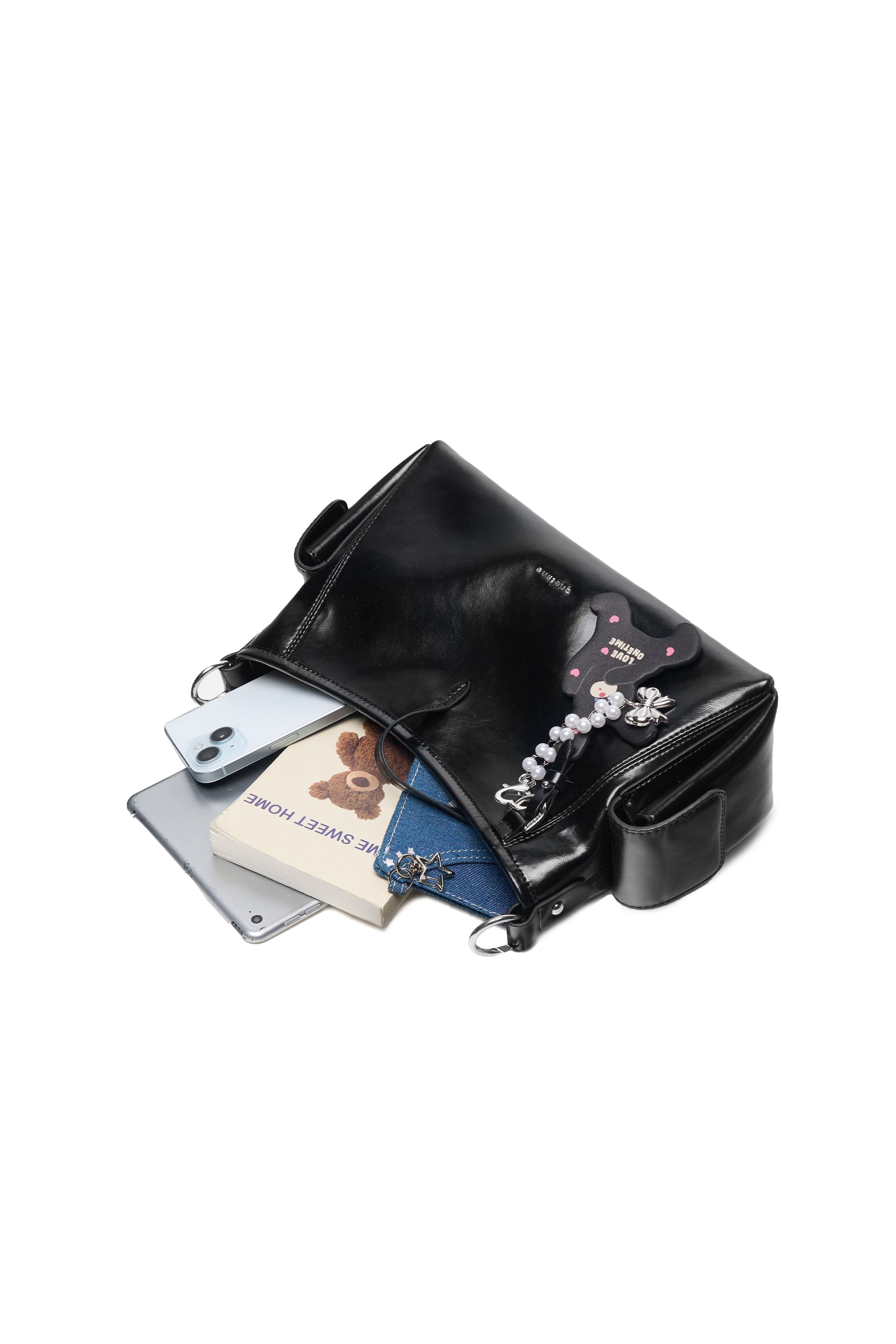 Small Ballet Hobo Crossbody Bag