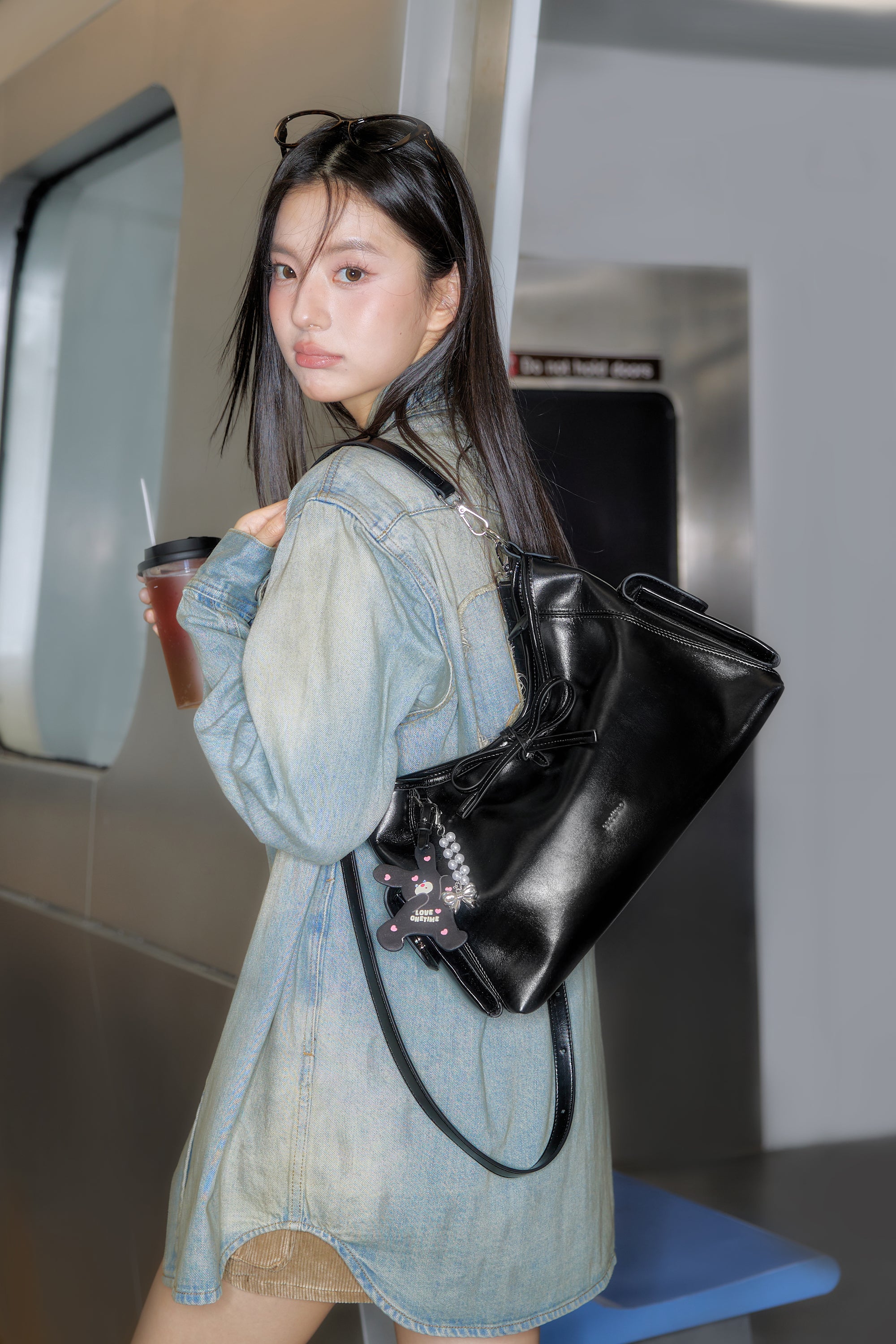 Ballet Bunny Hobo Tote Bag