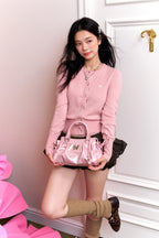 Phantom Butterfly Sheen Handbag