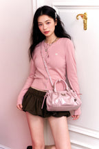 Phantom Butterfly Sheen Handbag