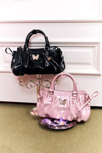 Phantom Butterfly Sheen Handbag
