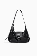 Planet Print Shoulder Hobo Bag
