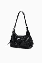 Planet Print Shoulder Hobo Bag