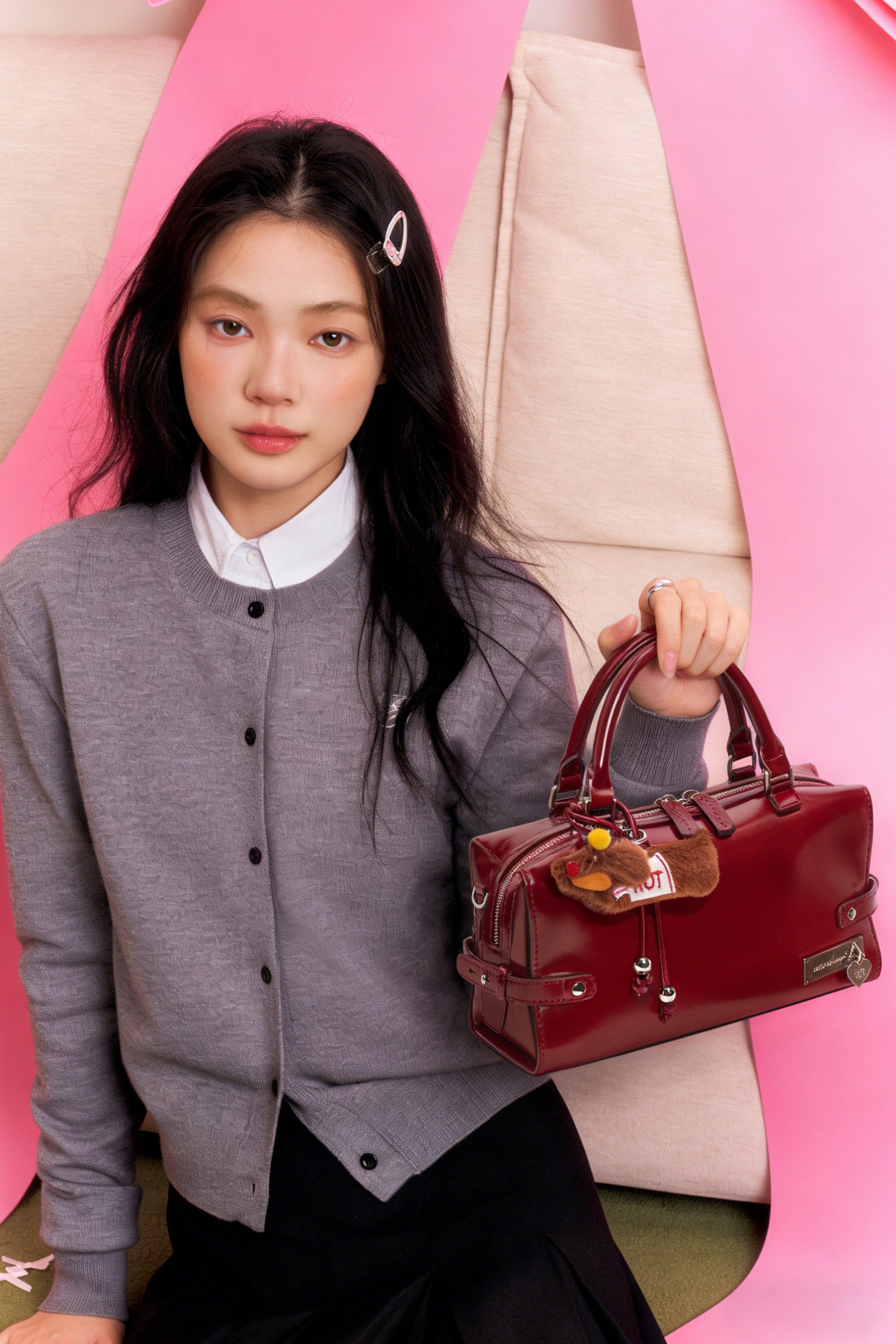 Sugar Cube Sweetheart Boston Bag