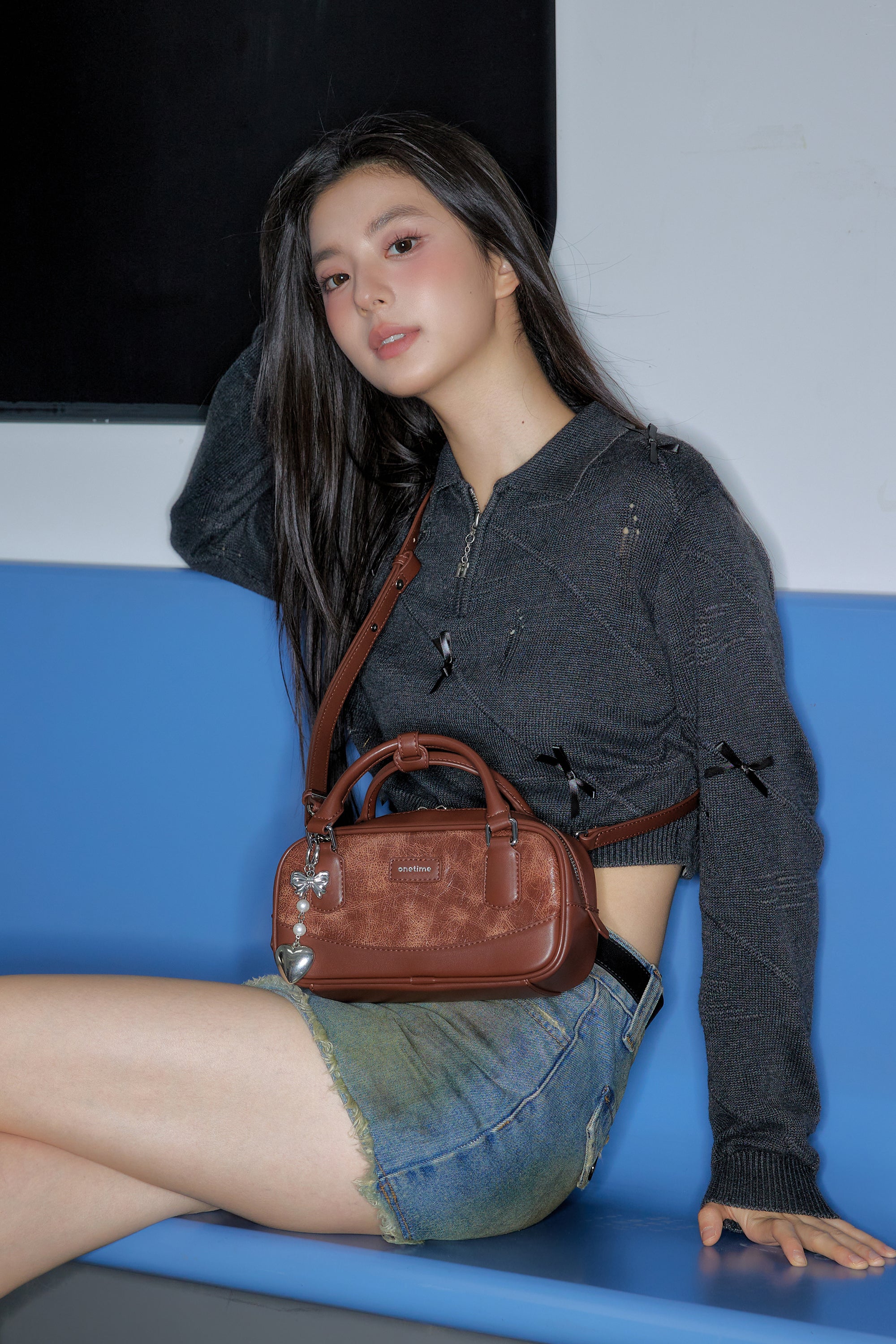 Vintage Patchwork Boston Bag