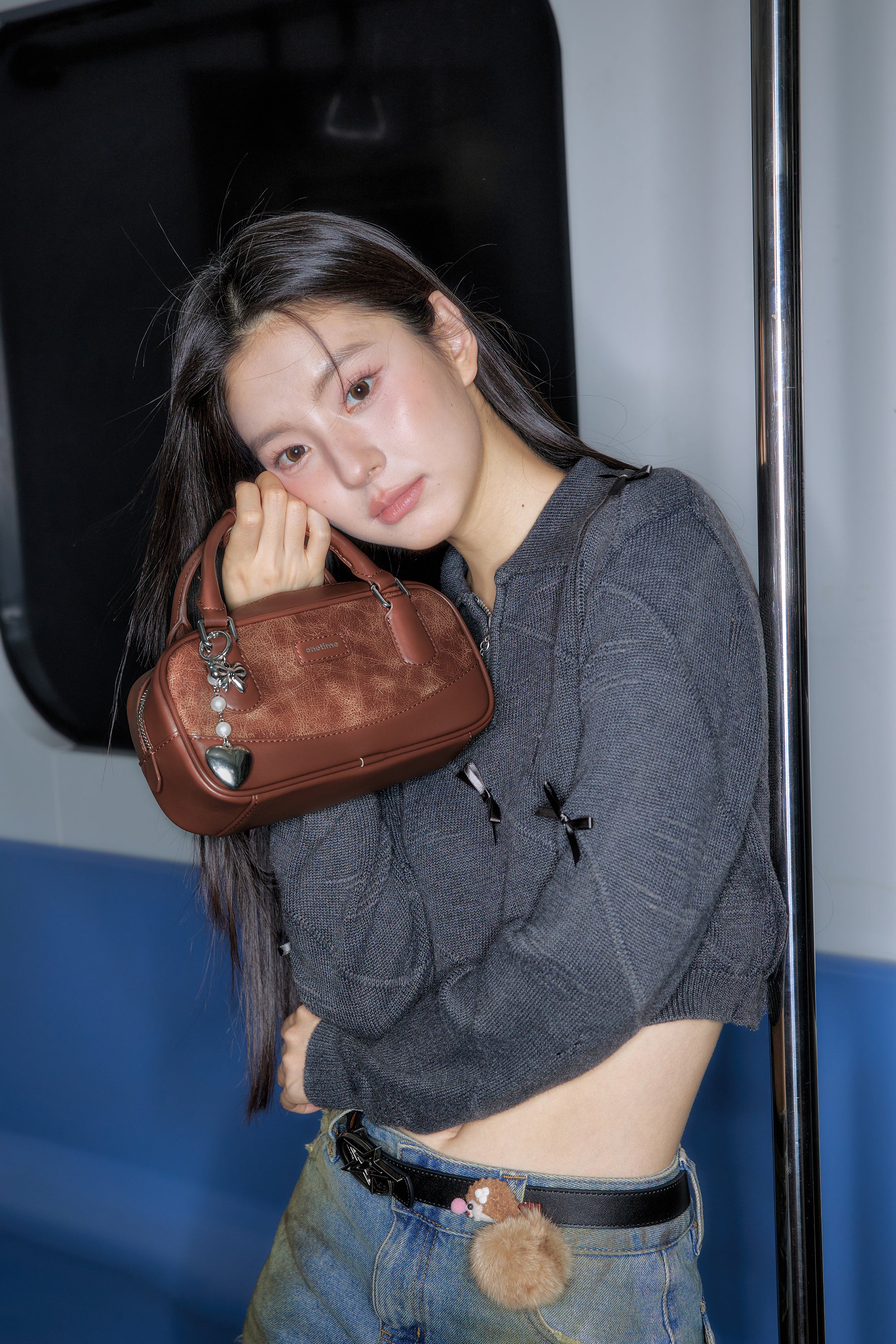 Vintage Patchwork Boston Bag