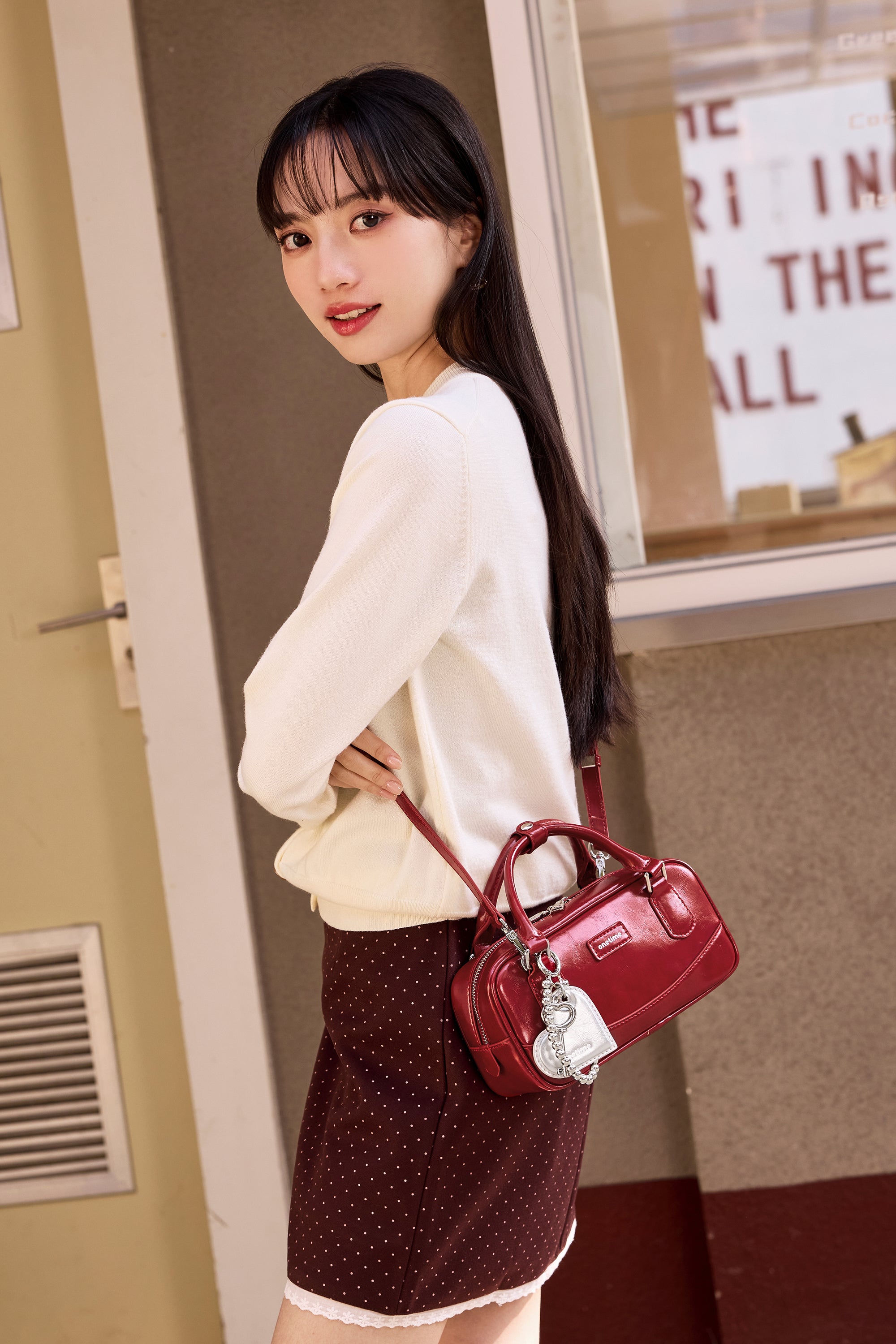 Vintage Patchwork Boston Bag